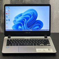 Laptop Asus A407U Core I3-7020U Gen7 Ssd Layar 14Inch Second