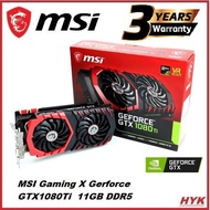 MSI Gaming X Geforce GTX1080Ti 11GB DDR5 Graphic Card