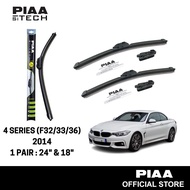 PIAA Si-Tech Silicone Wiper For BMW F32/33/36 2014 (24" & 18")