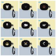 for Cleer ARC 4/ARC 4+/ARC Air 2 Earphone Protective Case  Phone Case with Lanyard Cute Snoopy Heads