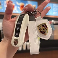 Porsche Key Shell New Cayenne macan718/Paramela Taycan911 Key Cover Modified Decoration