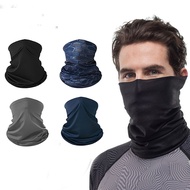 Head Scarf Half Face Ice Silk Cooling Neck Gaiter Tube Scarf Face Mask Cover Motorcycle Cycling Penu