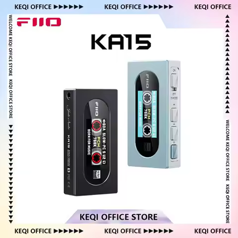 FiiO KA15 Portable USB DAC AMP Headphone Amplifier Dongle Desktop Mode Hi-Res Audio Dual CS43198 Chi