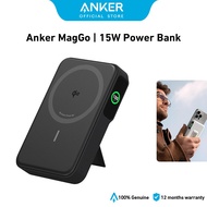 Anker MagGo Power Bank, Qi2 Certified 15W Ultra-Fast MagSafe-Compatible Portable Charger, 10,000mAh 