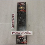 KLX SPOKES Ring 17 H36 BLACK SCARLET