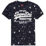 Superdry 極度乾燥 Premium Goods 顏料飛濺 T 恤