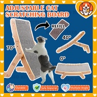 HK Adjustable Cat Scratching Board Cat Pad Cat Tree Scratcher Cat Scratcher Pet Cat Scratching Vertical Mat Cardboard
