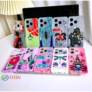 Double Layered Printed Design Phone Case for Honor x7d x9d itel p55 4g