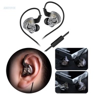 【3C】 Professional Earbud Dynamic 10mm Driver Unit Cable Control 3 5mm Port