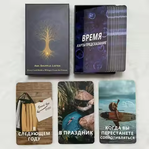 Russian Time-theme Oracle Deck, Time Prediction Oracle Cards for Energy Reading & Decision Making, 1