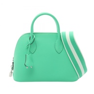 【二手】愛馬仕 HERMES 手提包 Bolide 1923 25 Vert Comic 皮革 Bolide 1923 25 Vert Comic 女士二手 A