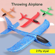 Toy Airplane for Kids 48cm Flashing Foam Glider Plane Toys for Kids Airplane Styrofoam Flying Toys