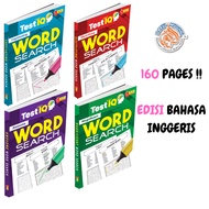 Word Search Book - challenging - test IQ-4 books - puzzle- english - kids - adult - activity - cari 