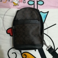 Coach leather sling bag