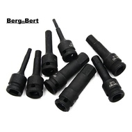 1/2 Inch Impact Hex Socket Bit 12.5mm H5-H19 Allen Key Wrench Socket Bit Impact Wrench Socket Adapte