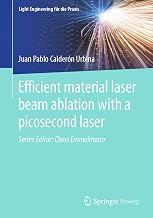 Efficient material laser beam ablation with a picosecond laser