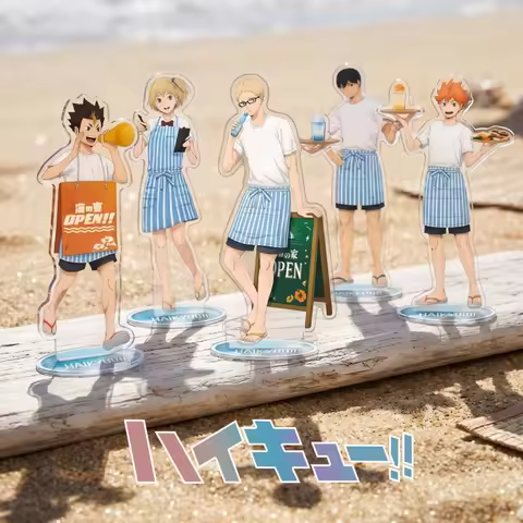 Haikyuu Acrylic Stand Keychain 2026 New Hinata Kageyama Sugawara Tsukishima Yachi Desktop Decor Cust
