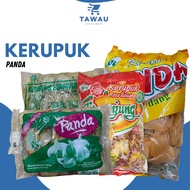 Keropok/Kerupuk Panda Original Indonesia Flavor Ubi Pedas/Bawang/Udang 250g-500g