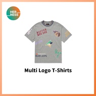 [MLB KOREA]Multi-logo short-sleeve T-Shirt MLB