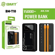 BM-10 15000mAh super fast charging power bank PD 22.5w USB type-c Digital Display Portable black yel