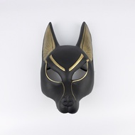 NEW Egyptian Anubis Cosplay Face Mask PVC Canis spp Wolf Head Jackal Animal Masquerade Props Party H