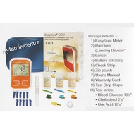 EasySure GCU 3-in-1 Multi-Function Monitoring System for Cholesterol, Uric Acid and Blood Glucose (M