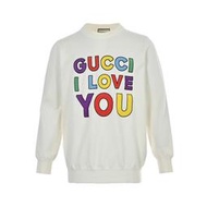 義大利奢侈時裝品牌Gucci 彩色刺繡字母長袖針織衫 代購
