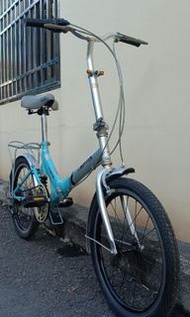 台灣製造 20吋 變速折疊腳踏車 低跨點（定位後6速）（後避震）