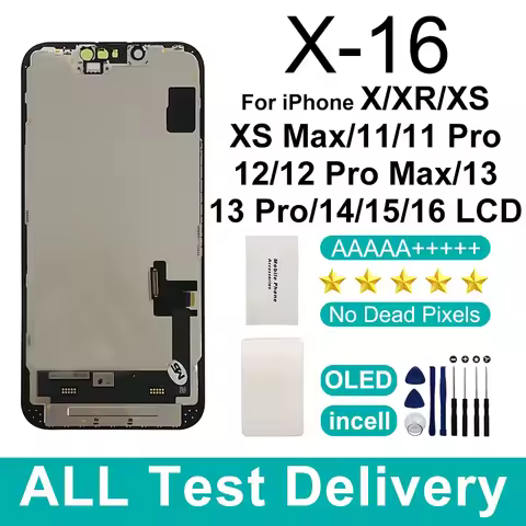 AAA++ OLED For iPhone 13 Pro Max LCD 12 Mini 13 Display Digitizer Touch Screen INCELL For iPhone 12 