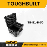 TOUGHBUILT System Stackable Combinable Toolbox Storage Box TB-B1-B-50