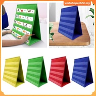 [WishshopeehhhMY] Tabletop Pocket Chart, Freestanding Teaching Pocket Chart, Double-sided Desktop Po