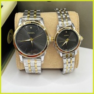 ☇◑ ● ➕◬ fossil Fashion Watch men womenaccessories style couple Stainless steel watch  f2