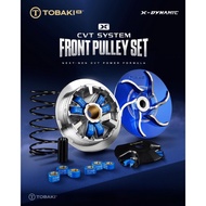 TOBAKI CVT SYSTEM REAR / FRONT PULLEY SET RACING - VARIO 150 / VARIO 125