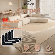 LUNAVA Carpet Living Room Big Carpet For Floor Mat Waterproof Carpet Floor Mat Non Slip Mat