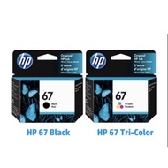 HP 67 BK HP 67 CO ของแท้ 100% หมึก inkjet #หมึกเครื่องปริ้น hp #หมึกปริ้น   #หมึกสี   #หมึกปริ้นเตอร