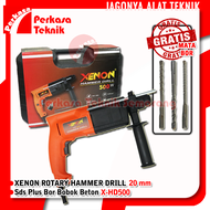 XENON X-HD500 Rotary Hammer Drill 2 Mode 20mm Sds Plus Bor Bobok Beton