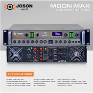 JOSON MOON MAX PROFESSIONAL 4-CHANNEL HIGH POWERED AMPLIFIER 1450Wx4 BRIDGE 8OHMS 2024 Model