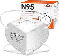 N95 Mask NIOSH Approved, Particulate Respirator N95 Face Masks Universal Fit - Individually Wrapped