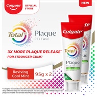 Colgate Total Plaque Release Reviving Cool Mint 95g [ Bundle of 2] Value Deal (61033896-2)