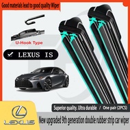 Lexus IS250 （2005-2015 ）Wiper New U-HOOK Upgrades Double Rubber Strip Wiper