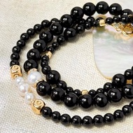 手鍊 天然淡水珍珠/黑耀石/14KGF系列手鍊 獨立原創