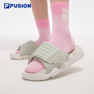 FILA FUSION FUSION BARRICADE SLIPPER Women Slippers (White / Icy Blue / Pink)