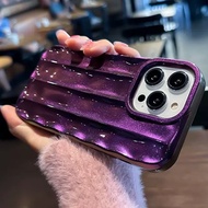 Shiny Casing IPhone 14 13 12 Pro Max I12 I11 14 Plus 13pro 14pro For Purple IPhone Bumper Shockproof