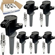 SDYYDS Set of 6 Ignition Coil Pack Spark Plugs compatible with 2001-2008 Ford Escape/500/Freestyles/