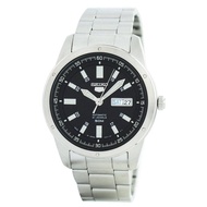 Seiko 5 Black Dial Automatic Stainless Steel Men's Watch SNKN13J1P