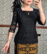 SHOOPY BLUS KATUN BOLONG/BAJU pesta wanita katun bordir