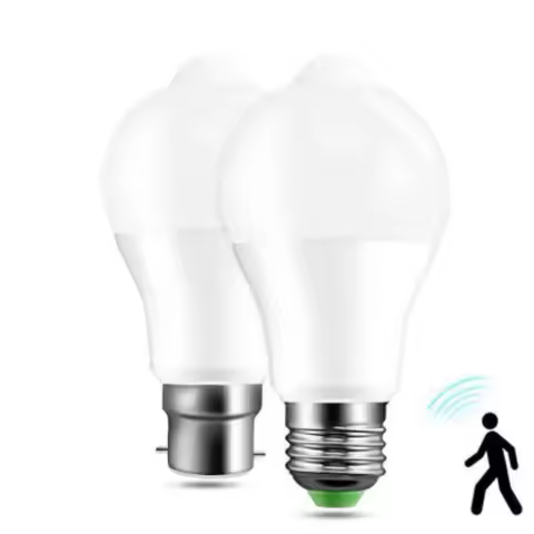 1PCS 20W 18W 15W 12W 5W Lampada LED E27 Radar Motion Sensor Light Bulb 189-265V Infrared Detection S