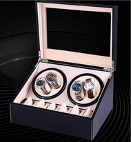 OSPREY-Watch Winder 4 เรือน กล่องหมุนนาฬิกา กล่องเก็บนาฬิกา ตู้เก็บนาฬิกา กล่องเก็บนาฬิกา ตู้ใส่นาฬิกา กล่องนาฬิกา auto watch box ที่เก็บนาฬิกา