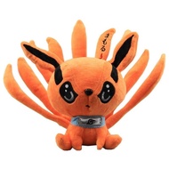 Anime Naruto Nine-Tailed Fox Plush Toy Q Nine-tailed Fox Plush Animal Doll Christmas Toy for Childre