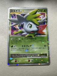 [2008年中古]PTCG 寶可夢 Pt1 謝米 LV.X 寶可夢 舊卡 閃卡 入簿品 NM Pokemon Trading Card Game Pokemon Japanese Galactic's